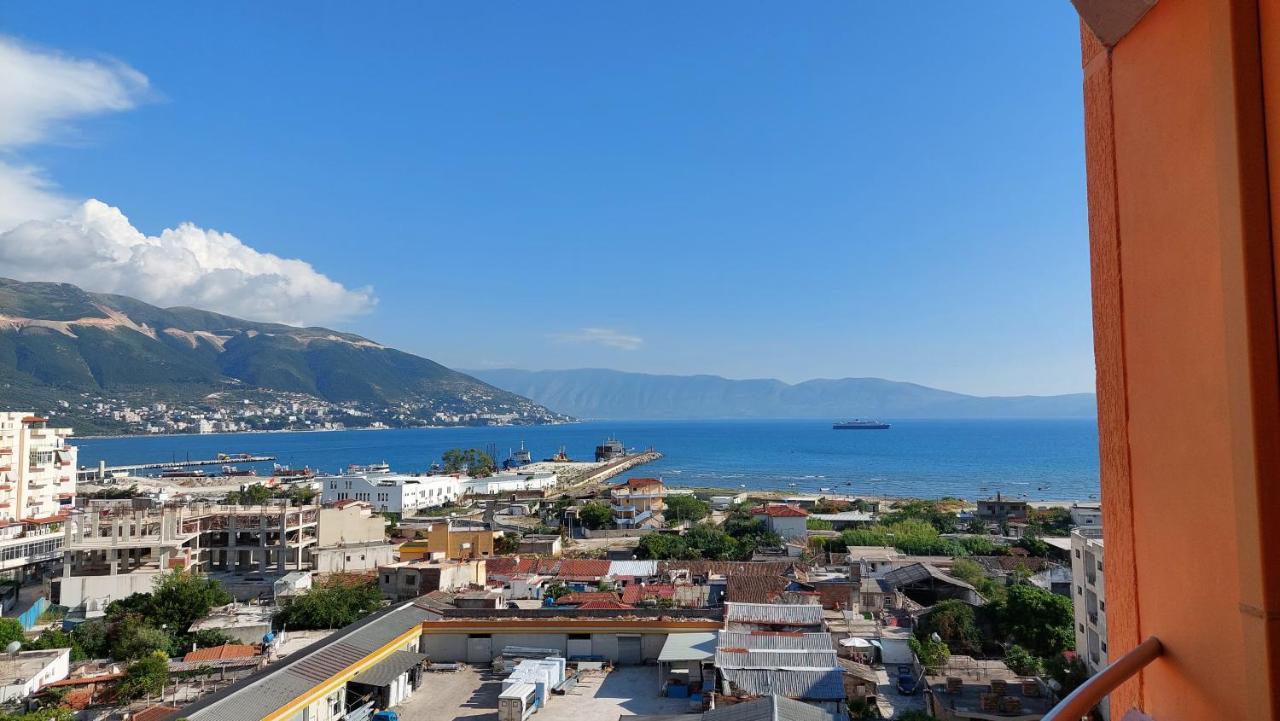 Sweetview 2-Bedroom Apartment With 3 Balcony Seaview Вльора Екстер'єр фото